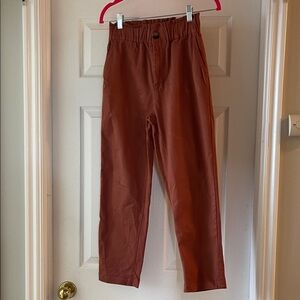 Tea n Rose Terracotta, Paperbag Waist Pants